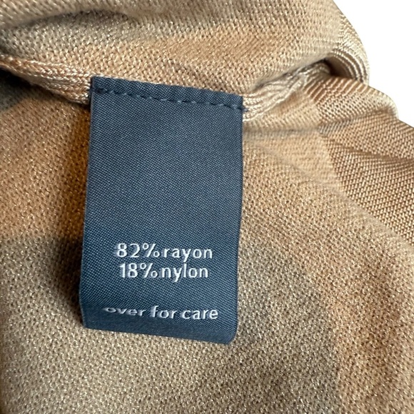 The Limited Women’s Long Open Front Brown Cardigan Duster 2X Oversized Preppy - Picture 11 of 13